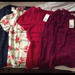 4 NWT Forever 21 Blouse Bundle!